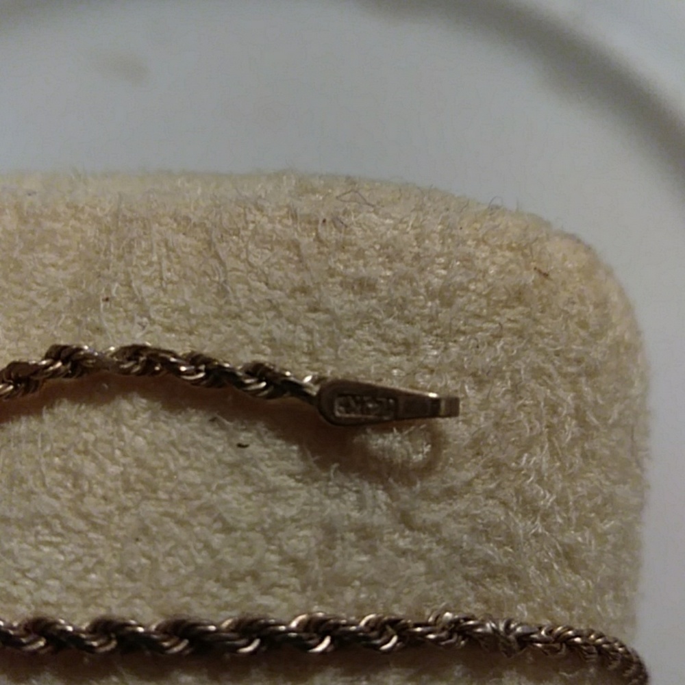 Solid 14k Rope Chain - image 2